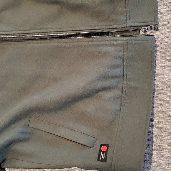 Jack and Jones RDD men's felt/wool bomber in olive colour - Picture 4 of 11